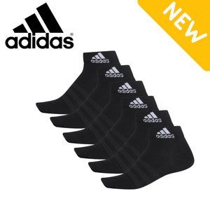 Adidas Black Ankle Socks - 6 Pairs
